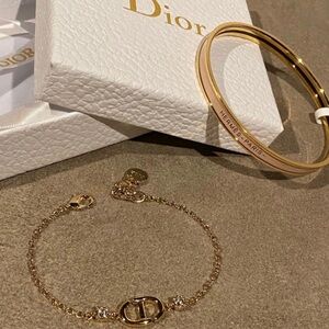 Dior Gold Chain Bracelet